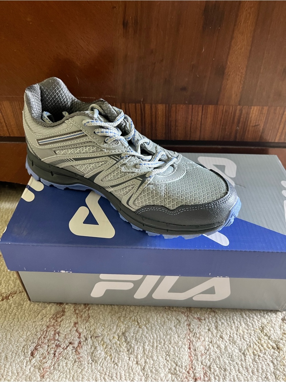Fila Women’s Gray Athletic Trail Sneaker